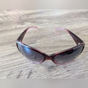 Panama Jack women's Pink/ rose Gradient Rhinestone Sunglasses.